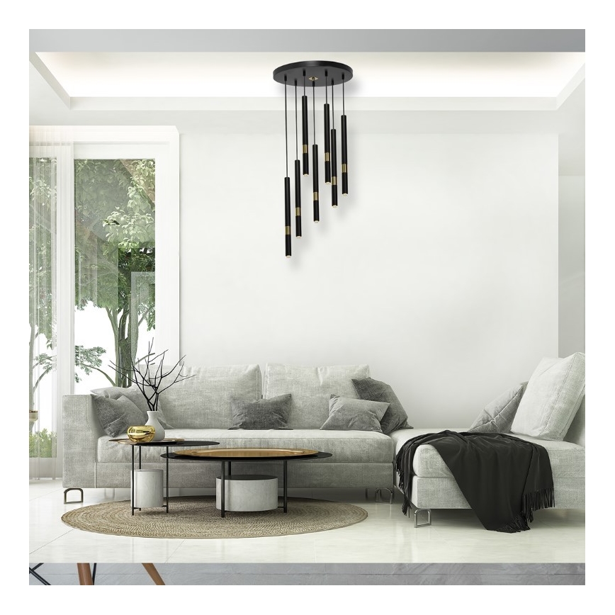 Chandelier on a string MONZA 7xG9/7W/230V