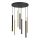 Chandelier on a string MONZA 7xG9/8W/230V black/gold