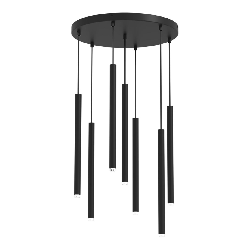 Chandelier on a string MONZA 7xG9/8W/230V black