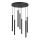 Chandelier on a string MONZA 7xG9/8W/230V black