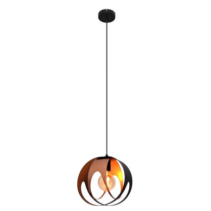Chandelier on a string MOONLIGHT 1xE27/15W/230V black/copper