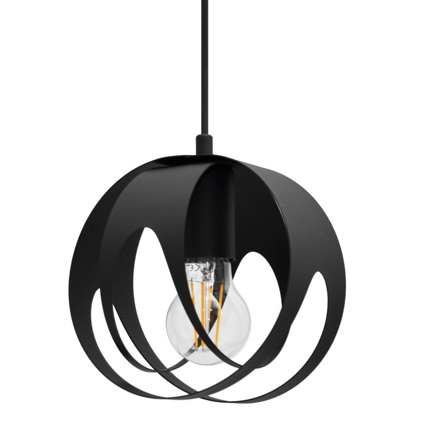 Chandelier on a string MOONLIGHT 2xE27/15W/230V black