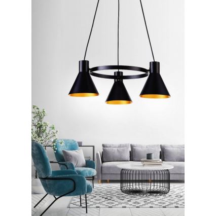 Chandelier on a string MORE 3xE27/40W/230V