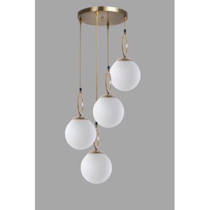 Chandelier on a string MORINO 4xE27/60W/230V