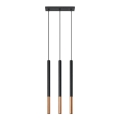 Chandelier on a string MOSAIC 3xG9/12W/230V black/copper