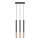 Chandelier on a string MOSAIC 3xG9/12W/230V black/copper