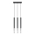 Chandelier on a string MOSAIC 3xG9/12W/230V black/shiny chrome
