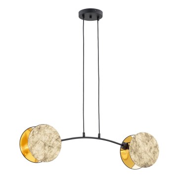 Chandelier on a string MOTIF 2xE14/10W/230V gold