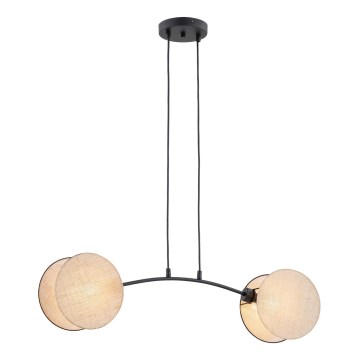 Chandelier on a string MOTIF 2xE27/15W/230V beige