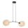 Chandelier on a string MOTIF 2xE27/15W/230V beige