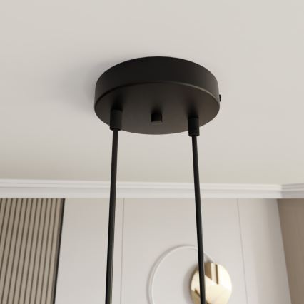 Chandelier on a string MOTIF 2xE27/15W/230V beige