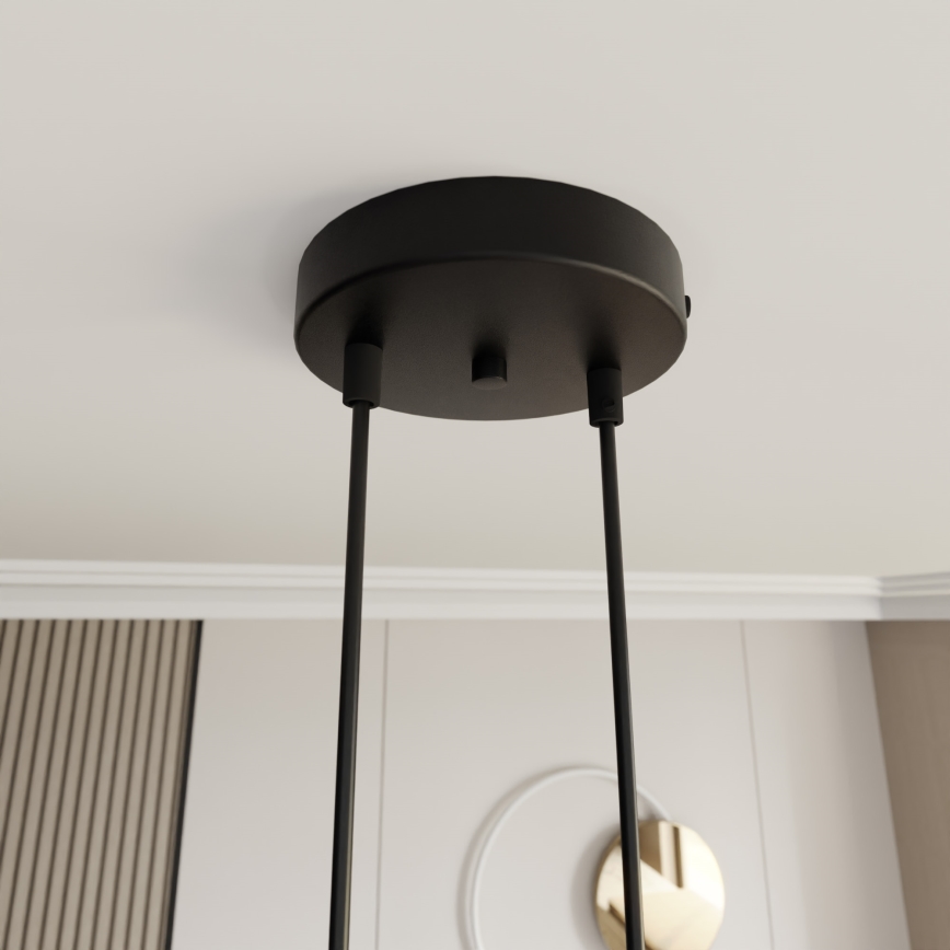 Chandelier on a string MOTIF 2xE27/15W/230V beige