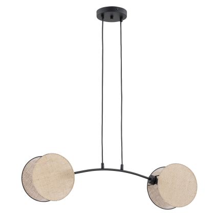 Chandelier on a string MOTIF 2xE27/15W/230V beige