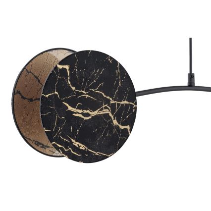 Chandelier on a string MOTIF 2xE27/15W/230V black/gold