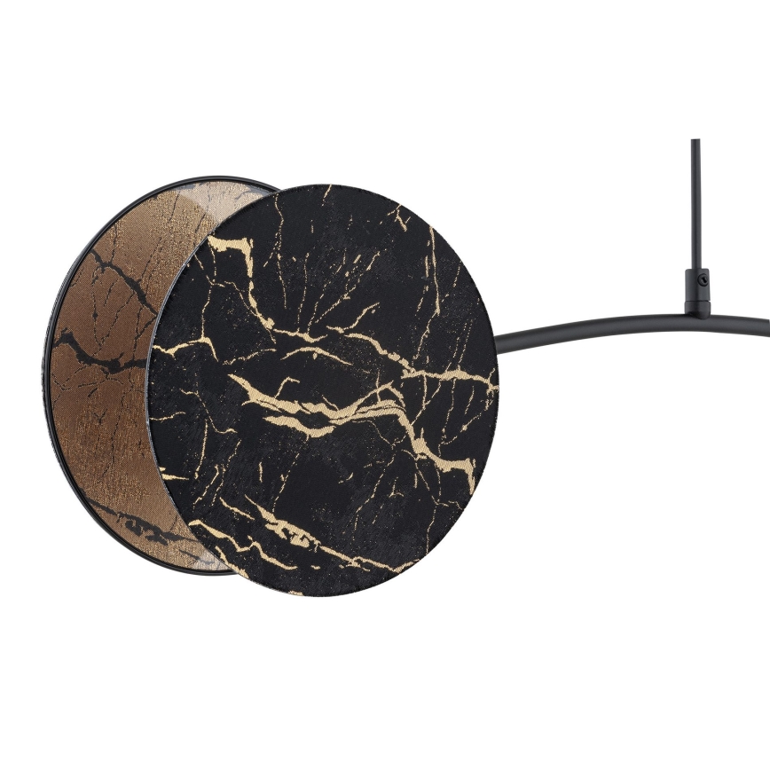 Chandelier on a string MOTIF 2xE27/15W/230V black/gold