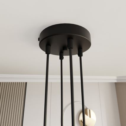Chandelier on a string MOTIF 4xE14/10W/230V beige