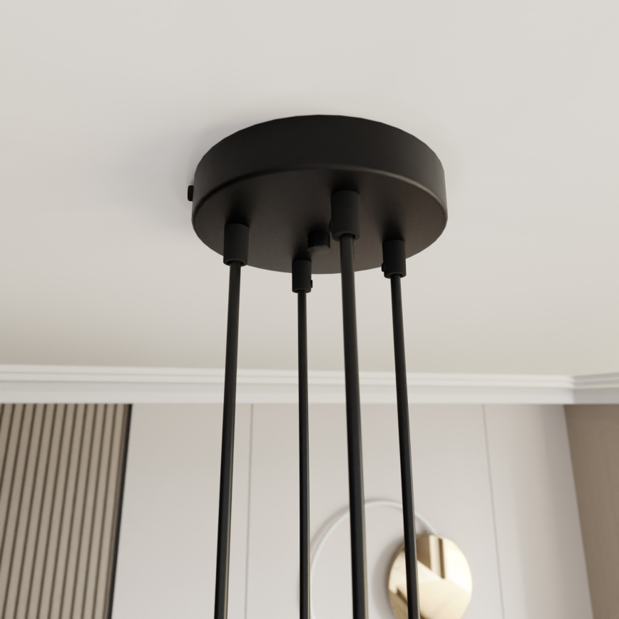 Chandelier on a string MOTIF 4xE14/10W/230V beige