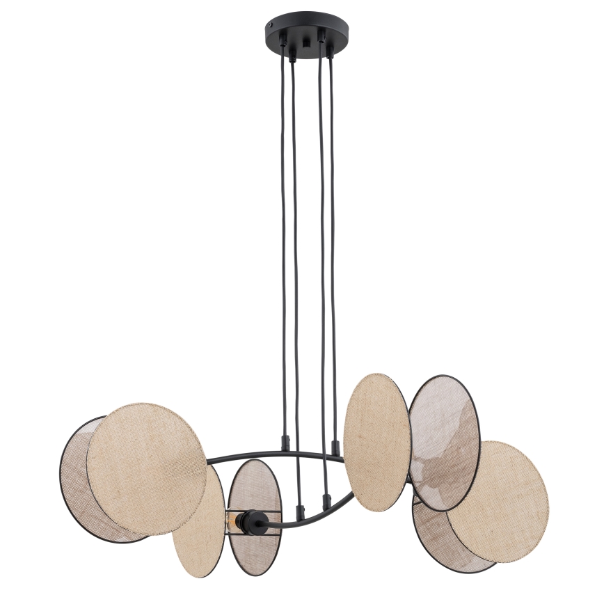 Chandelier on a string MOTIF 4xE14/10W/230V beige
