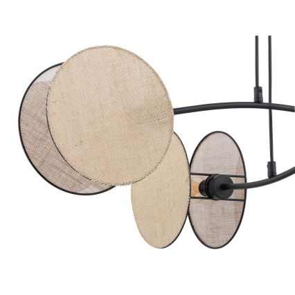 Chandelier on a string MOTIF 4xE14/10W/230V beige