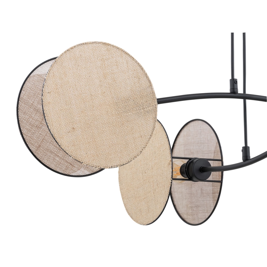 Chandelier on a string MOTIF 4xE14/10W/230V beige
