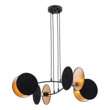 Chandelier on a string MOTIF 4xE14/10W/230V black