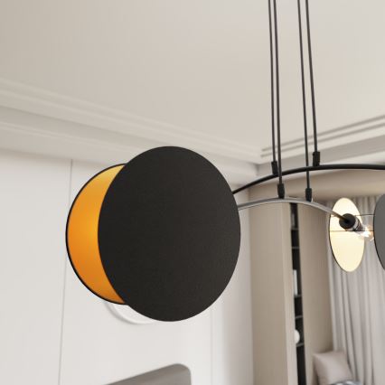 Chandelier on a string MOTIF 4xE14/10W/230V black