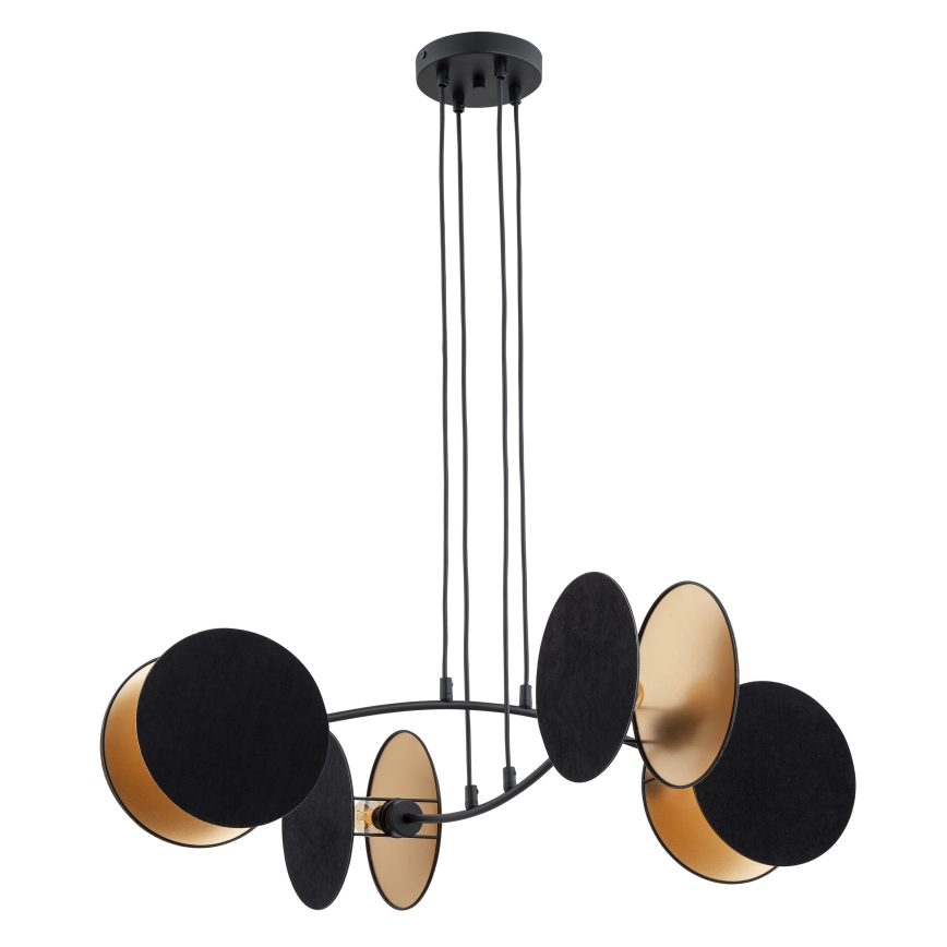 Chandelier on a string MOTIF 4xE14/10W/230V black
