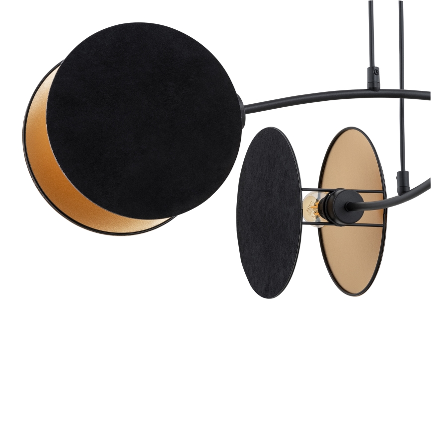 Chandelier on a string MOTIF 4xE14/10W/230V black