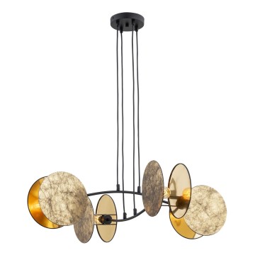 Chandelier on a string MOTIF 4xE27/15W/230V gold