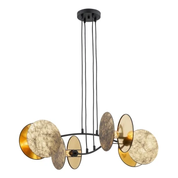 Chandelier on a string MOTIF 4xE27/15W/230V gold