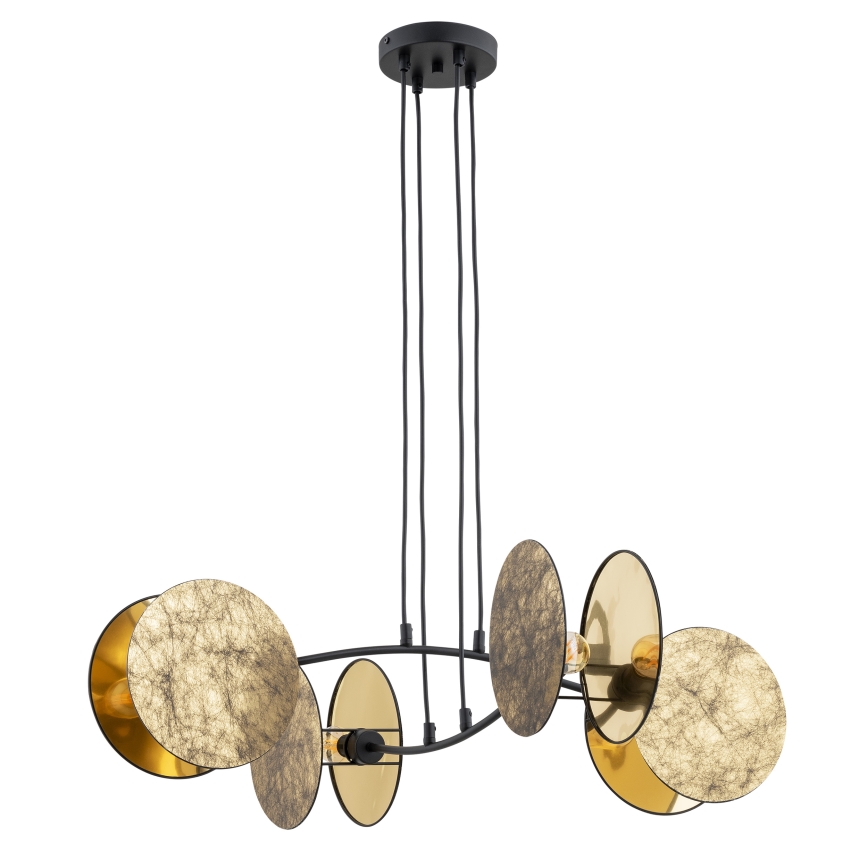 Chandelier on a string MOTIF 4xE27/15W/230V gold