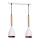 Chandelier on a string MUZA 2xE27/60W/230V