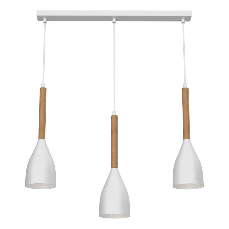Chandelier on a string MUZA NEW 3xE27/60W/230V white