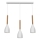 Chandelier on a string MUZA NEW 3xE27/60W/230V white