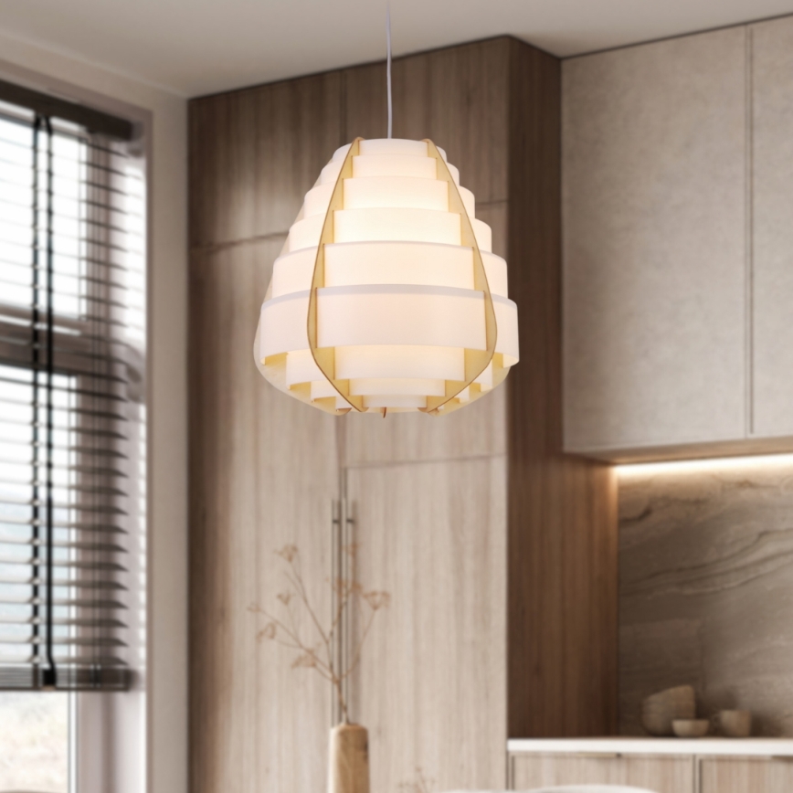 Chandelier on a string NAGOJA 1xE27/40W/230V