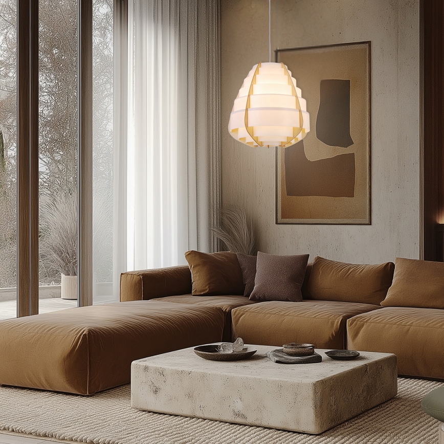 Chandelier on a string NAGOJA 1xE27/40W/230V