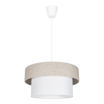 Chandelier on a string NATA 1xE27/60W/230V beige