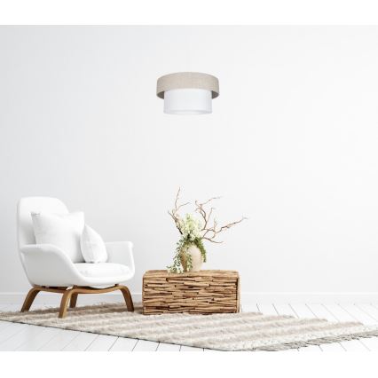Chandelier on a string NATA 1xE27/60W/230V beige