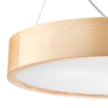 Chandelier on a string NATURAL 3xE27/60W/230V ø 47 cm pine - FSC certified