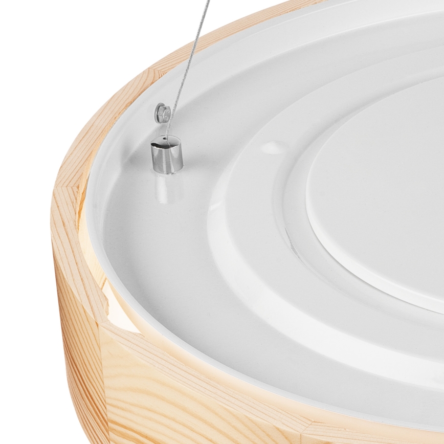 Chandelier on a string NATURAL 3xE27/60W/230V ø 47 cm pine - FSC certified