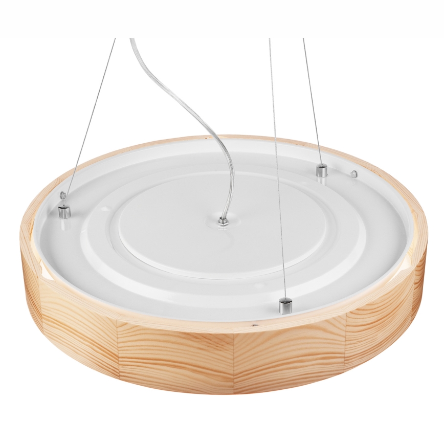 Chandelier on a string NATURAL 3xE27/60W/230V ø 47 cm pine - FSC certified