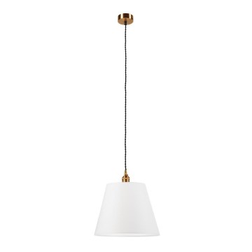 Chandelier on a string NELLY 1xE27/60W/230V white/copper