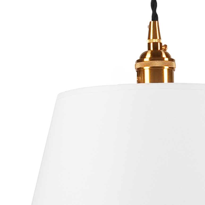 Chandelier on a string NELLY 1xE27/60W/230V white/copper