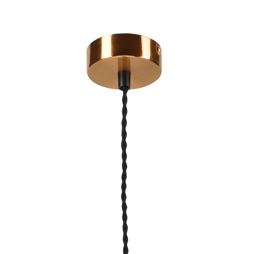 Chandelier on a string NELLY 1xE27/60W/230V white/copper