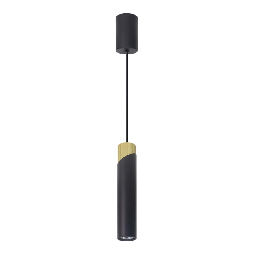 Chandelier on a string NEO 1xGU10/8W/230V black/gold