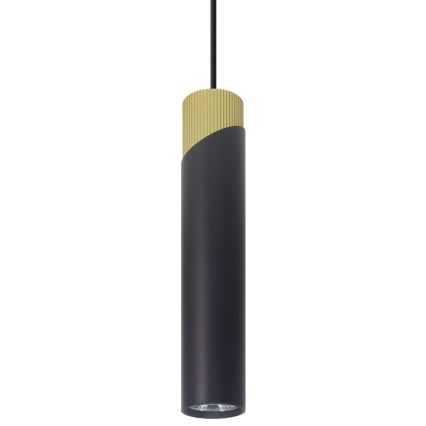 Chandelier on a string NEO 1xGU10/8W/230V black/gold
