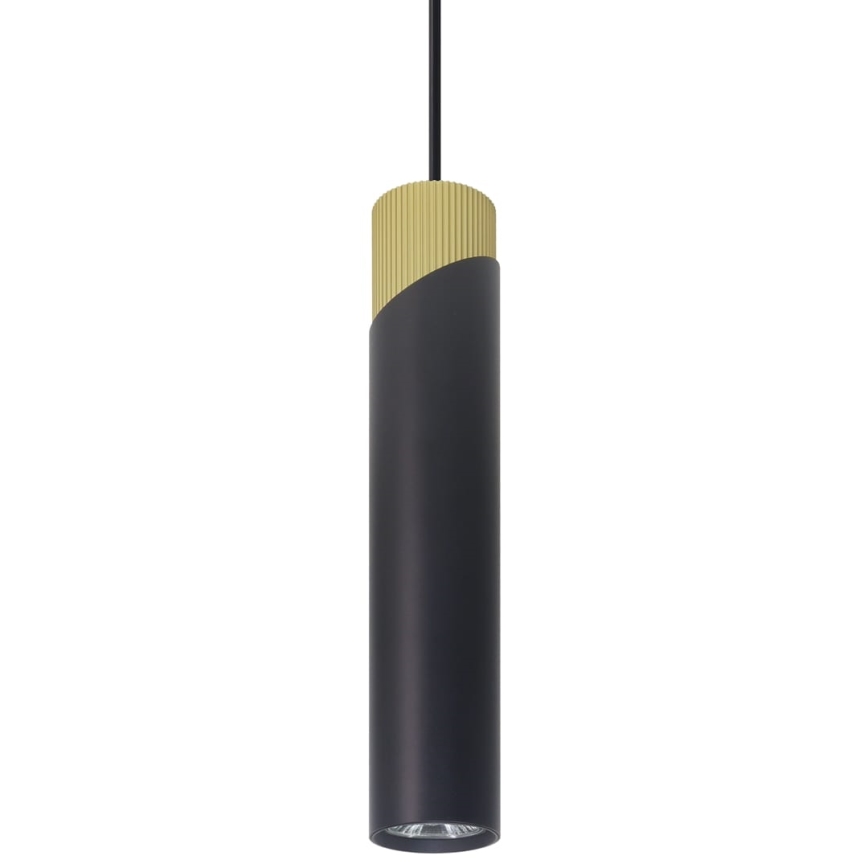 Chandelier on a string NEO 1xGU10/8W/230V black/gold