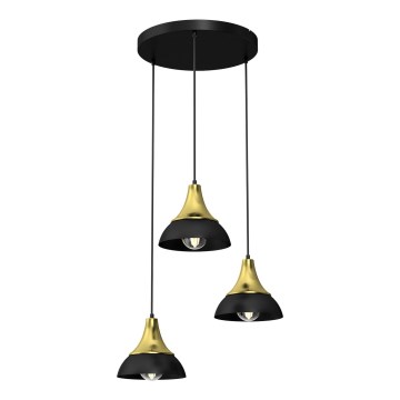 Chandelier on a string NERGIS 3xE27/60W/230V