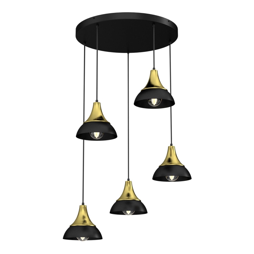 Chandelier on a string NERGIS 5xE27/60W/230V