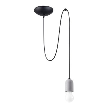 Chandelier on a string NESO 1xE27/15W/230V spider concrete